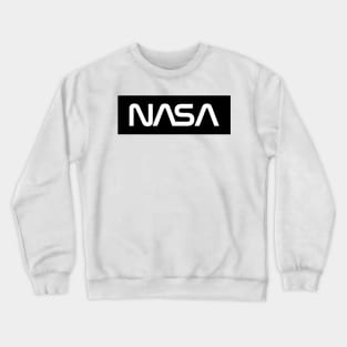 NASA Box Logo - Black 2 Crewneck Sweatshirt